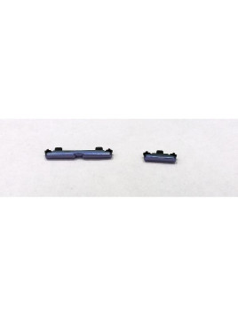 Set de 2 botones laterales morados para Motorola Moto G86 Power 5G calidad premium