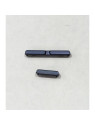 Set de 2 botones laterales azules para Motorola Moto G86 Power 5G calidad premium