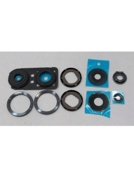 Cristal de camara para Xiaomi Redmi Note 13 Pro 4G con cubierta negra calidad premium