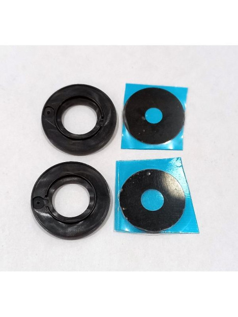 Cristal de camara para Vivo Y28s 5G con marco marron calidad premium