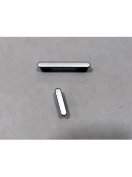 Set de botones laterales blancos para Samsung Galaxy A36 A366 calidad premium