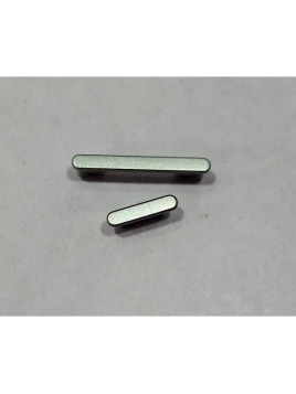 Set de botones laterales verdes para Samsung Galaxy A36 A366 calidad premium