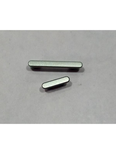 Set de botones laterales verdes para Samsung Galaxy A36 A366 calidad premium