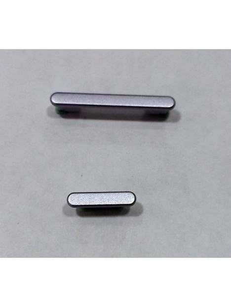 Set de botones laterales morados para Samsung Galaxy A36 A366 calidad premium
