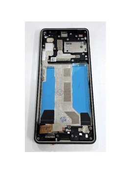 Pantalla para Sony Xperia 10 IV mas tactil negro con marco negro compatible TFT