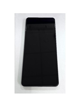 Pantalla para Sony Xperia 10 IV mas tactil negro con marco negro compatible TFT