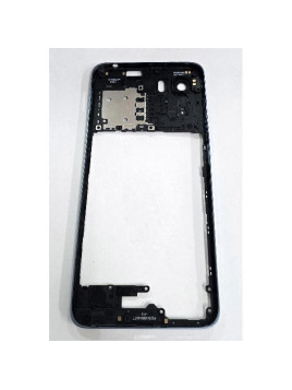 Carcasa o marco central azul para Motorola Moto E15