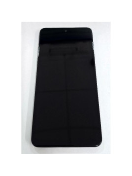 Pantalla para Realme 12 4G mas tactil negro con marco negro compatible TFT