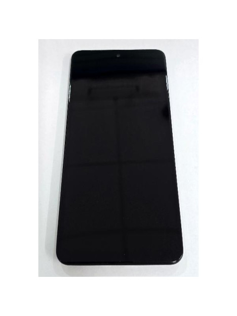 Pantalla para Realme 12 4G mas tactil negro con marco negro compatible TFT