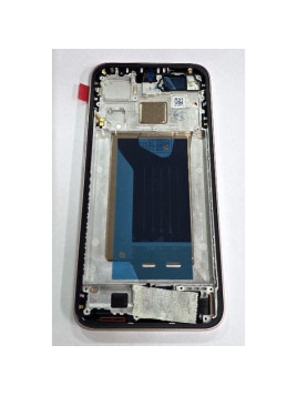 Pantalla para Xiaomi 15T mas tactil negro con marco dorado calidad premium