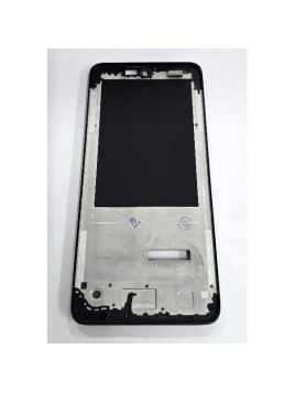 Carcasa o marco frontal negro para Motorola Moto E15