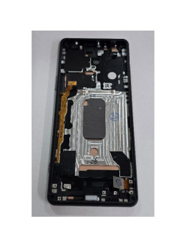 Pantalla para Sony Xperia 5 III mas tactil negro con marco negro compatible TFT