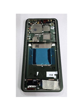 Pantalla para Xiaomi 14 Ultra mas tactil negro con marco verde compatible Oled