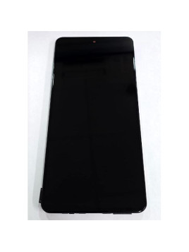 Pantalla para Samsung Galaxy M55 5G M556 mas tactil negro con marco negro ensamblado GH81-25791A Service Pack