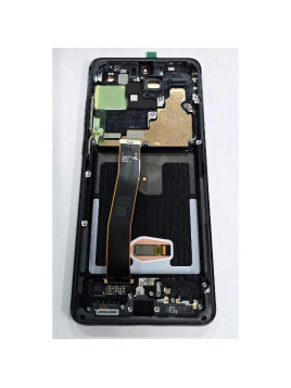 Pantalla para Samsung Galaxy S20 Ultra SM-G988F GH82-26032A mas tactil negro marco negro ensamblado Service Pack