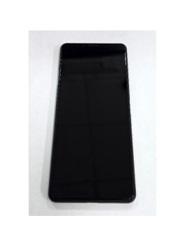 Pantalla para Sony Xperia 10 II mas tactil negro con marco negro compatible TFT