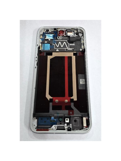 Pantalla para Oppo Reno 15 mas tactil negro con marco blanco 621029000786 Service Pack