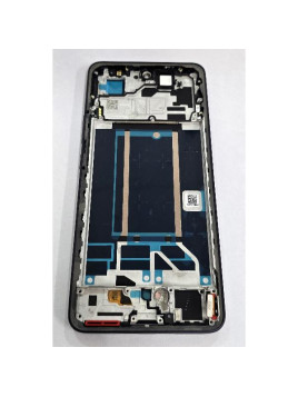 Pantalla para Oppo Reno 13 FS 5G Oppo Reno 13 F mas tactil negro con marco azul 621029000452 Service Pack