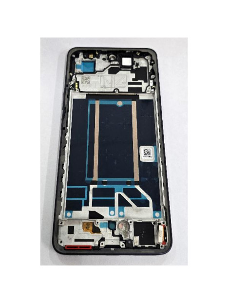 Pantalla para Oppo Reno 13 FS 5G Oppo Reno 13 F mas tactil negro con marco azul 621029000452 Service Pack