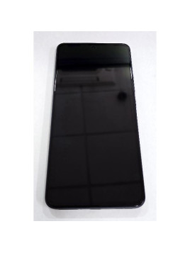 Pantalla para Oppo Reno 13 FS 5G Oppo Reno 13 F mas tactil negro con marco azul 621029000452 Service Pack