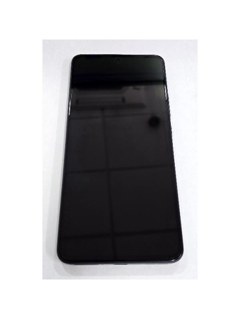 Pantalla para Oppo Reno 13 FS 5G Oppo Reno 13 F mas tactil negro con marco azul 621029000452 Service Pack