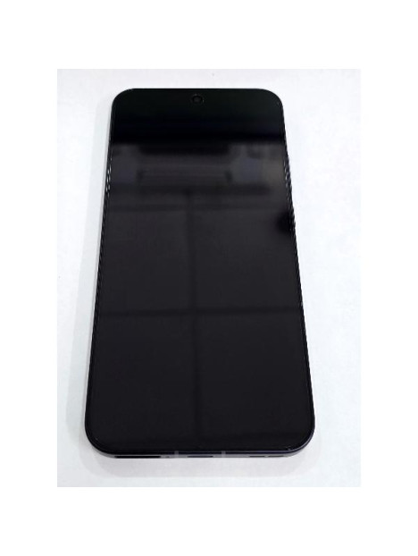 Pantalla para Oppo Reno 13 mas tactil negro con marco azul 621029000428 Service Pack