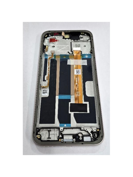 Pantalla para Oppo A6 4G mas tactil negro con marco dorado 621029000744 Service Pack