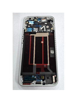 Pantalla para Oppo Reno 14 mas tactil negro con marco blanco 621029000603 Service Pack