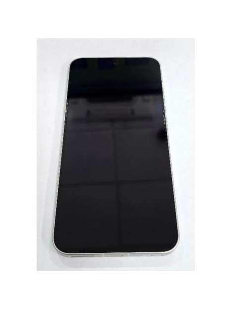 Pantalla para Oppo Reno 14 mas tactil negro con marco blanco 621029000603 Service Pack