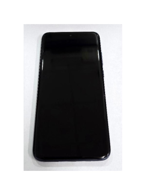 Pantalla para Motorola Edge 70 Fusion mas tactil negro con marco azul 5D68C32061 Service Pack