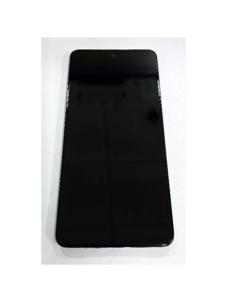 Pantalla para Oppo A58 4G mas tactil negro con marco negro 621029000089 Service Pack