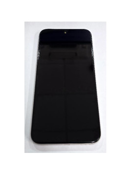 Pantalla para Oppo A6 mas tactil negro con marco dorado 621029000760 Service Pack