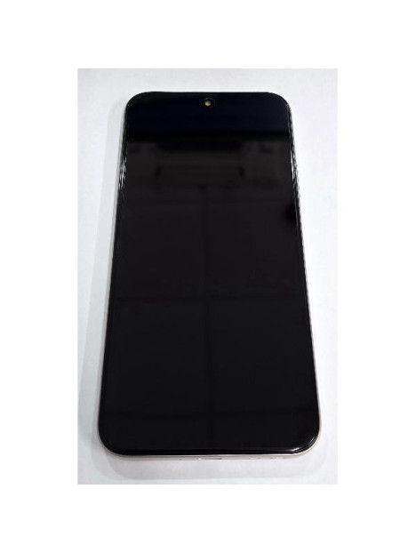 Pantalla para Oppo A6 mas tactil negro con marco dorado 621029000760 Service Pack