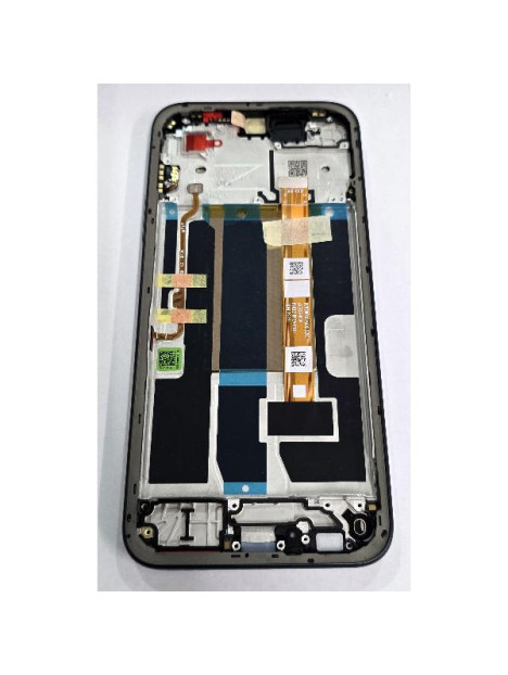 Pantalla para Oppo A6 mas tactil negro con marco azul 621029000758 Service Pack