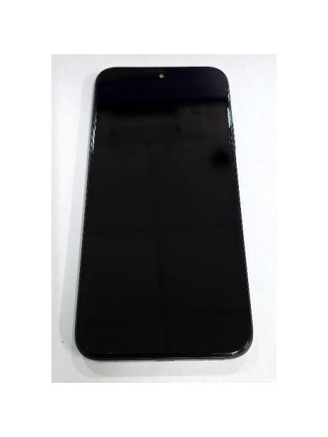 Pantalla para Oppo A6 mas tactil negro con marco azul 621029000758 Service Pack