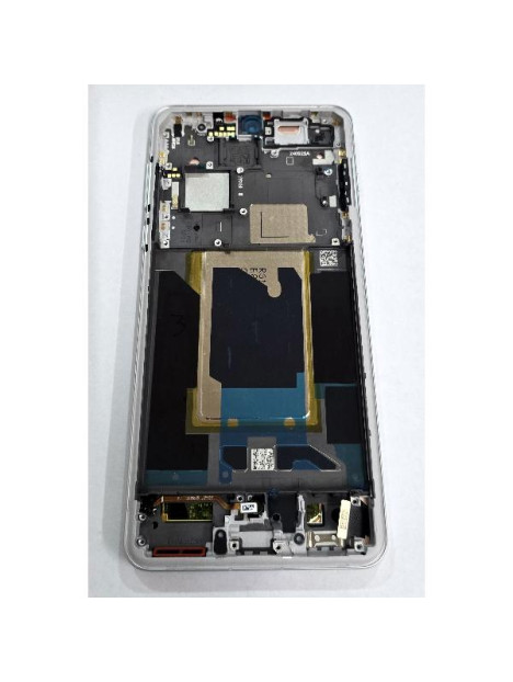 Pantalla para Oppo Find X8 Pro mas tactil negro con marco blanco 621029000357 Service Pack