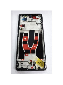 Pantalla para Oppo Reno 10 mas tactil negro con marco gris 621029000060 Service Pack