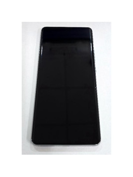 Pantalla para Oppo Reno 10 mas tactil negro con marco gris 621029000060 Service Pack