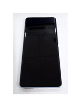 Pantalla para Oppo Reno 10 mas tactil negro con marco azul claro 621029000061 Service Pack