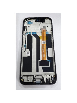 Pantalla para Oppo A6x 4G Oppo A6t 4G Oppo A6c mas tactil negro con marco negro 621029000765 Service Pack