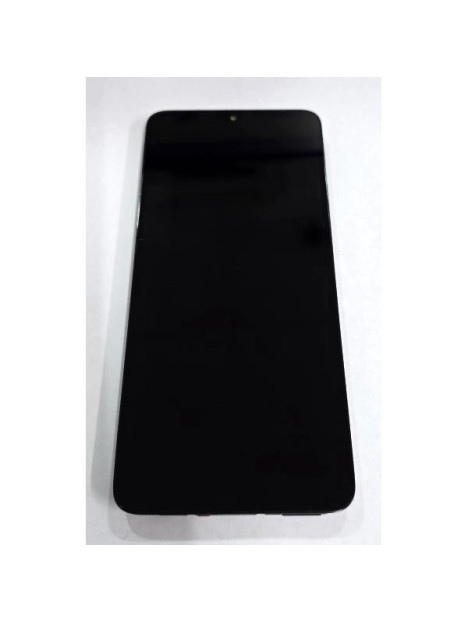 Pantalla para Samsung Galaxy A05 A055 mas tactil negro con marco negro GH81-24189A Service Pack