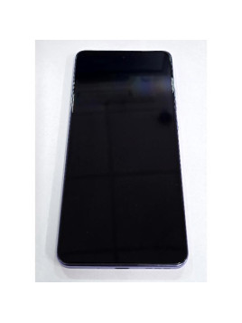 Pantalla para Motorola Moto G86 Power 5G mas tactil negro con marco morado 5D68C30652 Service Pack