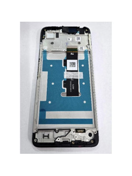 Pantalla para Motorola Moto G06 XT2535-1 mas tactil negro con marco negro 5D68C31263 Service Pack