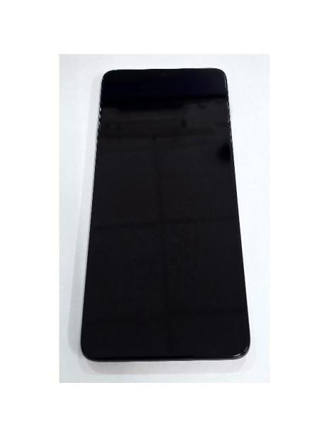 Pantalla para Motorola Moto G06 XT2535-1 mas tactil negro con marco negro 5D68C31263 Service Pack