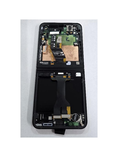 Pantalla para Samsung Galaxy Z Flip7 FE F761B mas tactil negro con marco negro GH82-37734A Service Pack