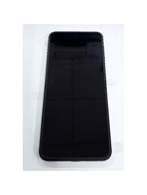 Pantalla para Samsung Galaxy Z Flip7 FE F761B mas tactil negro con marco negro GH82-37734A Service Pack