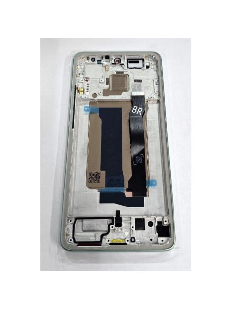 Pantalla para Xiaomi Poco X7 Pro mas tactil negro con marco verde 56000200O1000 Service Pack