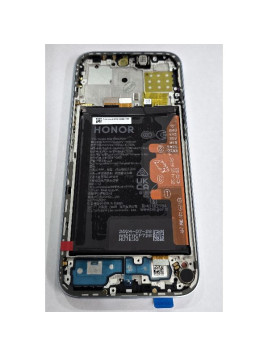 Pantalla para Honor 200 Lite mas tactil negro con marco azul claro 0235AAHGE Service Pack