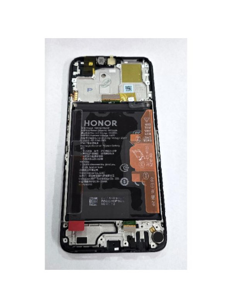 Pantalla para Honor X6A mas tactil negro con marco negro 0235ALQY Service Pack