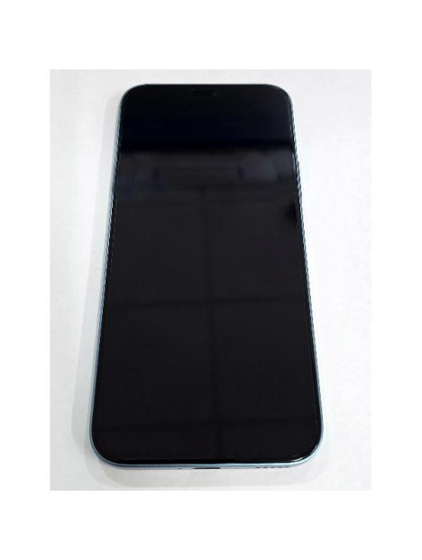 Pantalla para Honor 200 Lite mas tactil negro con marco azul 0235AHGJ Service Pack